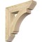 Ekena Millwork Imperial Slat Rough Sawn Bracket, Douglas Fir, 4"W x 20"D x 20"H BKT04X20X20IMP06RDF - alternate 1